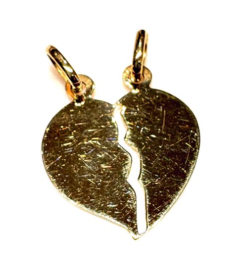 Anhänger Sommer Cuori divisibili in Gelbgold CUORE DIV P T/TZ 2.90 G - CUORE DIV P T/TZ 2.90 G